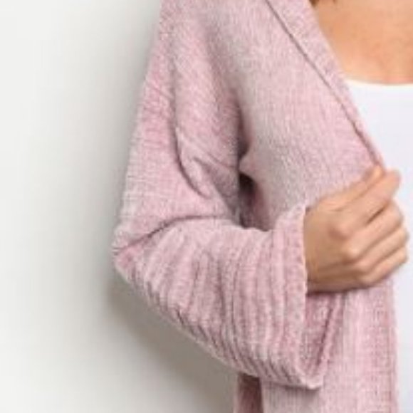 Gorgeous Lavender Oversized Cardigan with hood - Picture 3 of 5